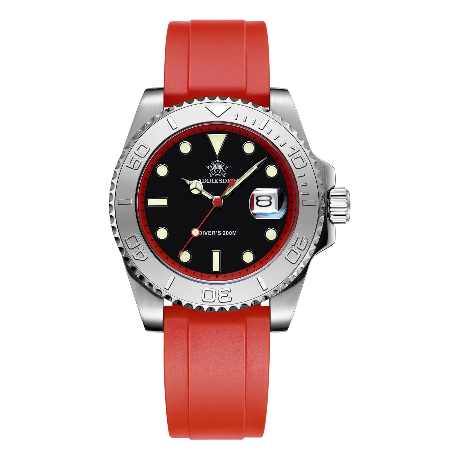 ★Holiday Sale★ADDIESDIVE 41mm Sports Quartz Watch Waterproof 200M (AD2040) - Image 14
