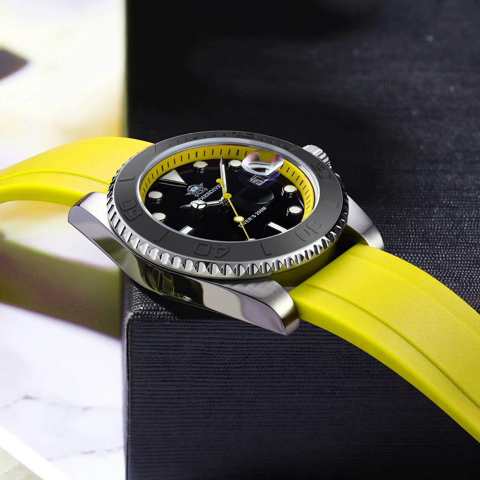 ★Holiday Sale★ADDIESDIVE 41mm Sports Quartz Watch Waterproof 200M (AD2040) - Image 19