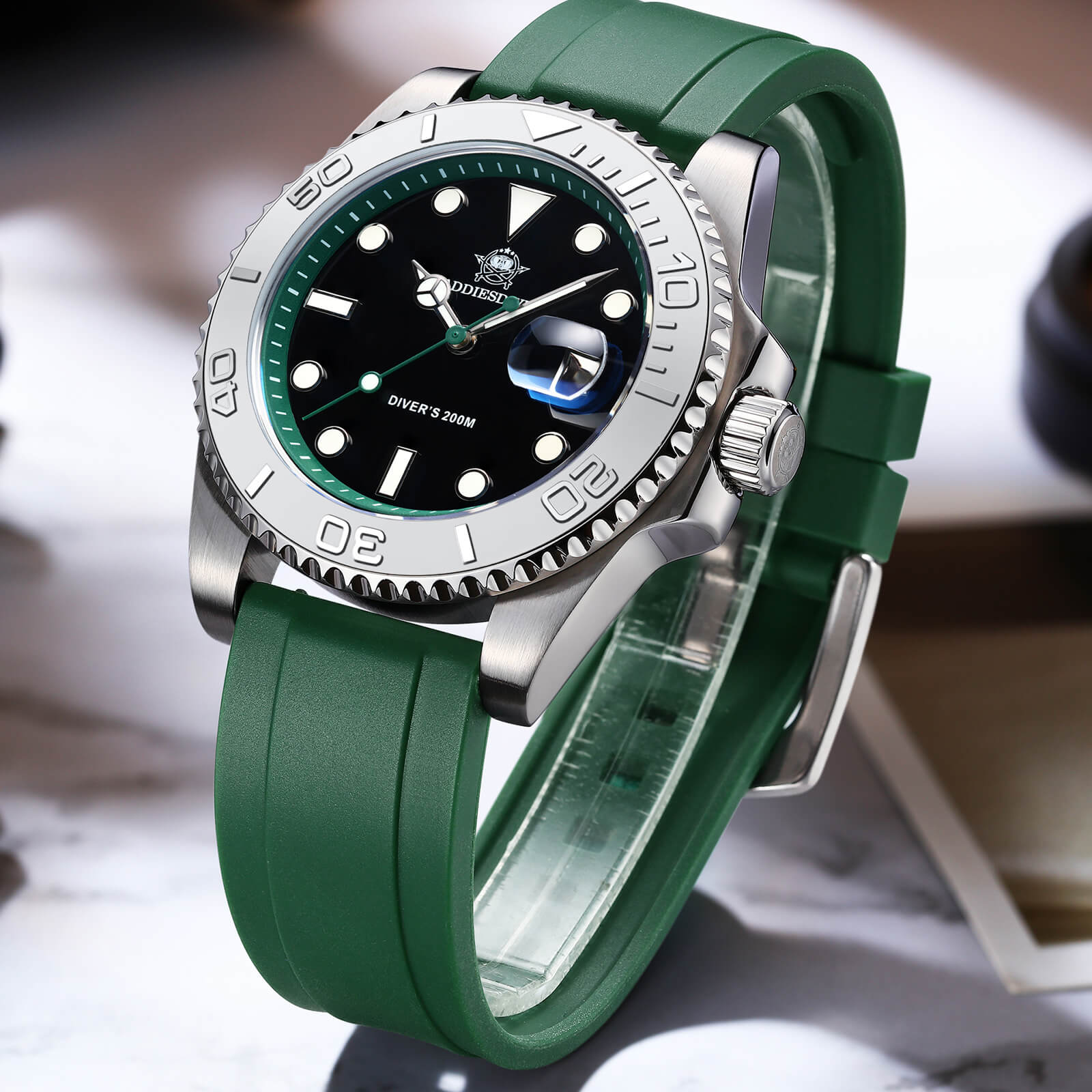 ★Holiday Sale★ADDIESDIVE 41mm Sports Quartz Watch Waterproof 200M (AD2040) - Image 30