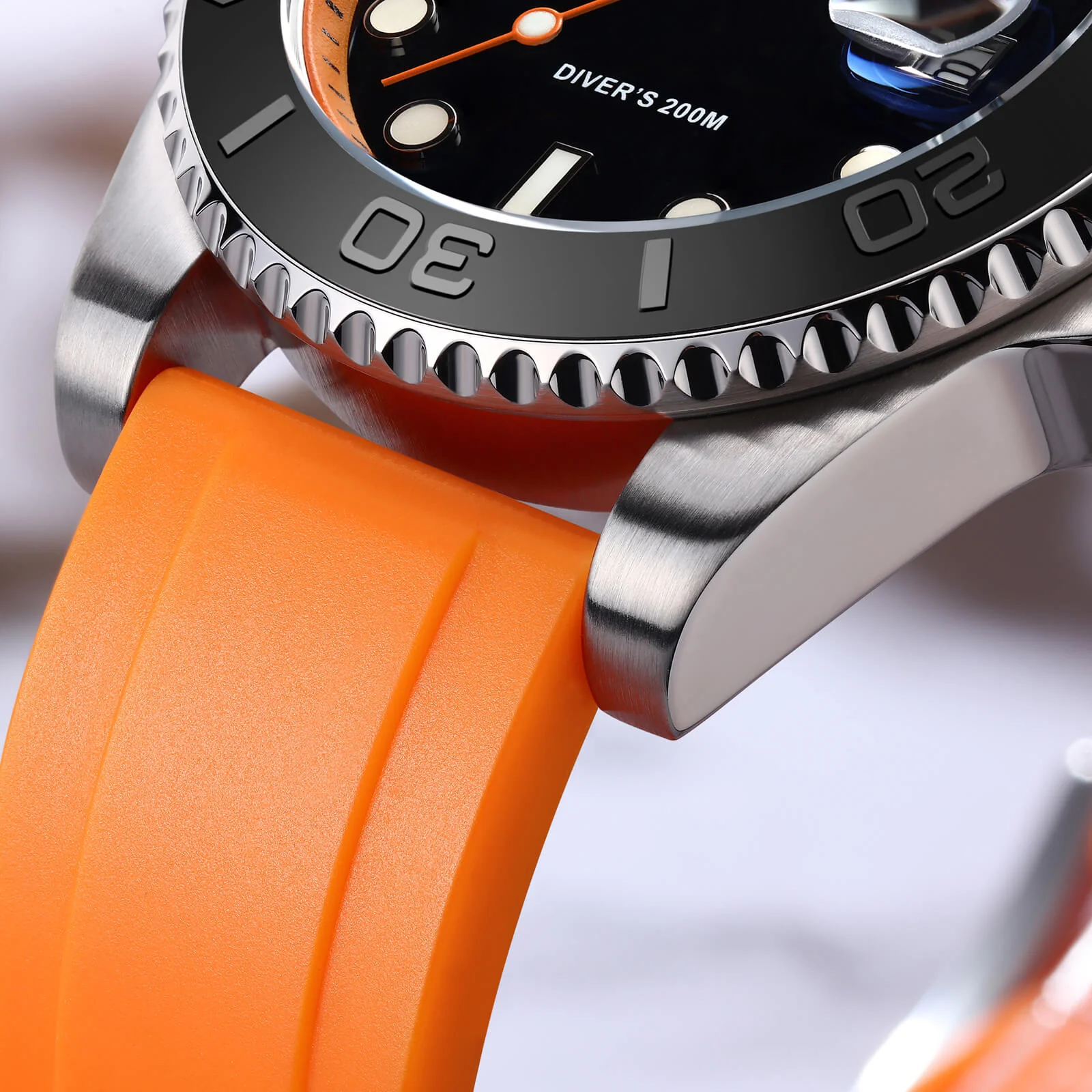 ★Holiday Sale★ADDIESDIVE 41mm Sports Quartz Watch Waterproof 200M (AD2040) - Image 4
