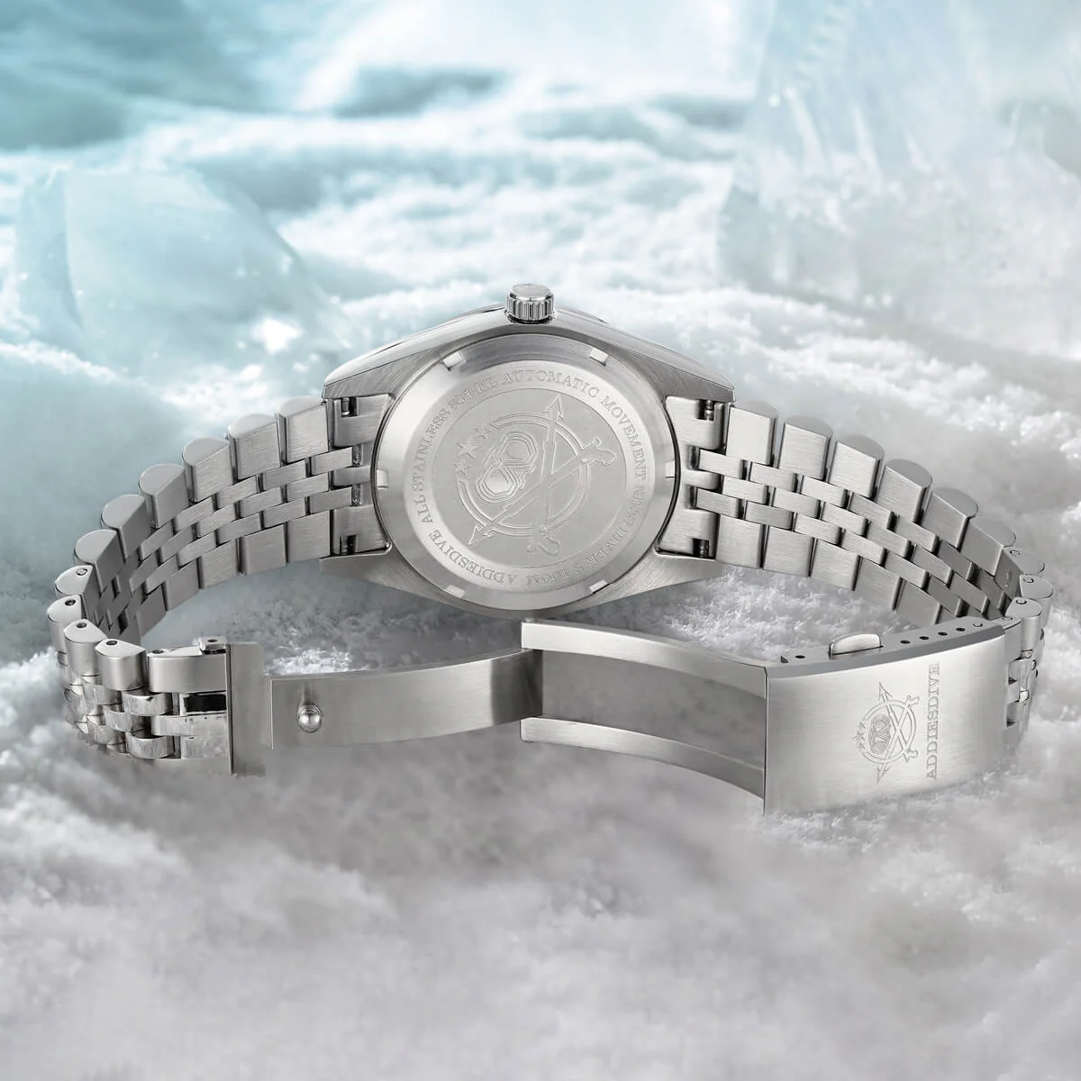 ★Holiday Sale★Addiesdive 39mm 3D Glacier Polar Bear Dial Automatic Watch （AD2042） - Image 12