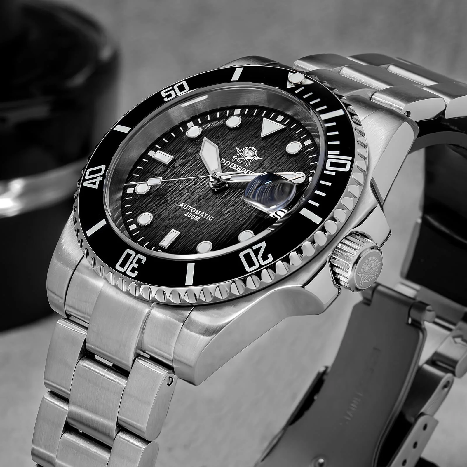 ADDIESDIVE Stainless Steel Sub Dive Watch AD2078 - Image 18