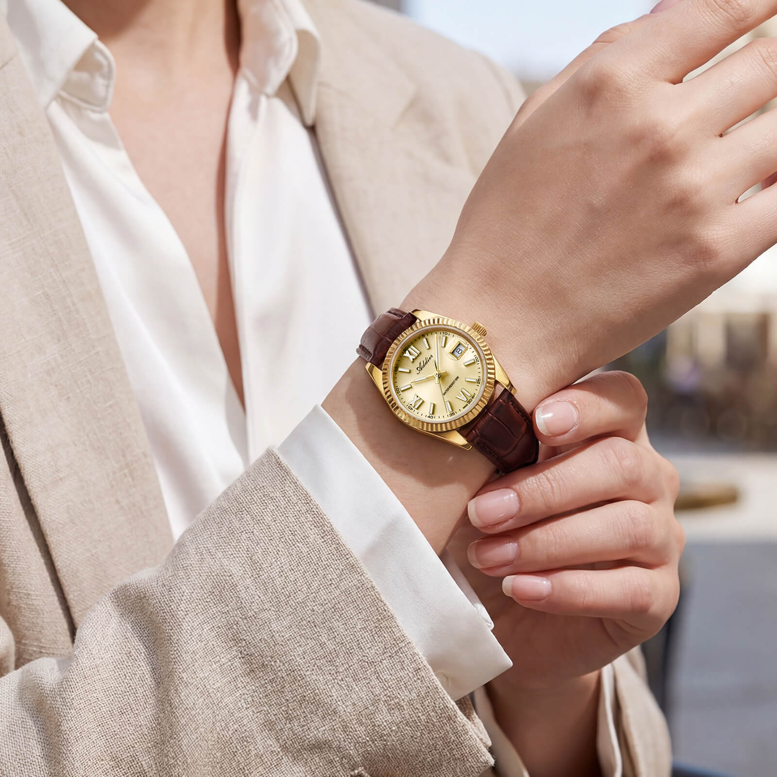 Addies 28mm Women’s Luxury Quartz Watch AW25901 - Image 9