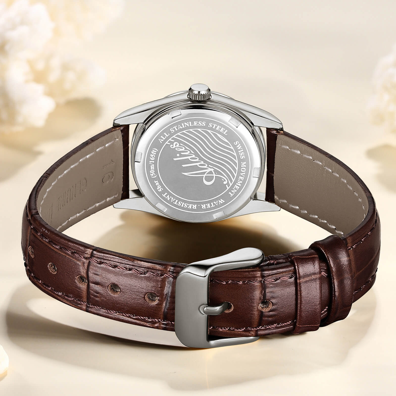 Addies 28mm Women’s Mop Luxury Quartz Watch AW25905 - Image 21