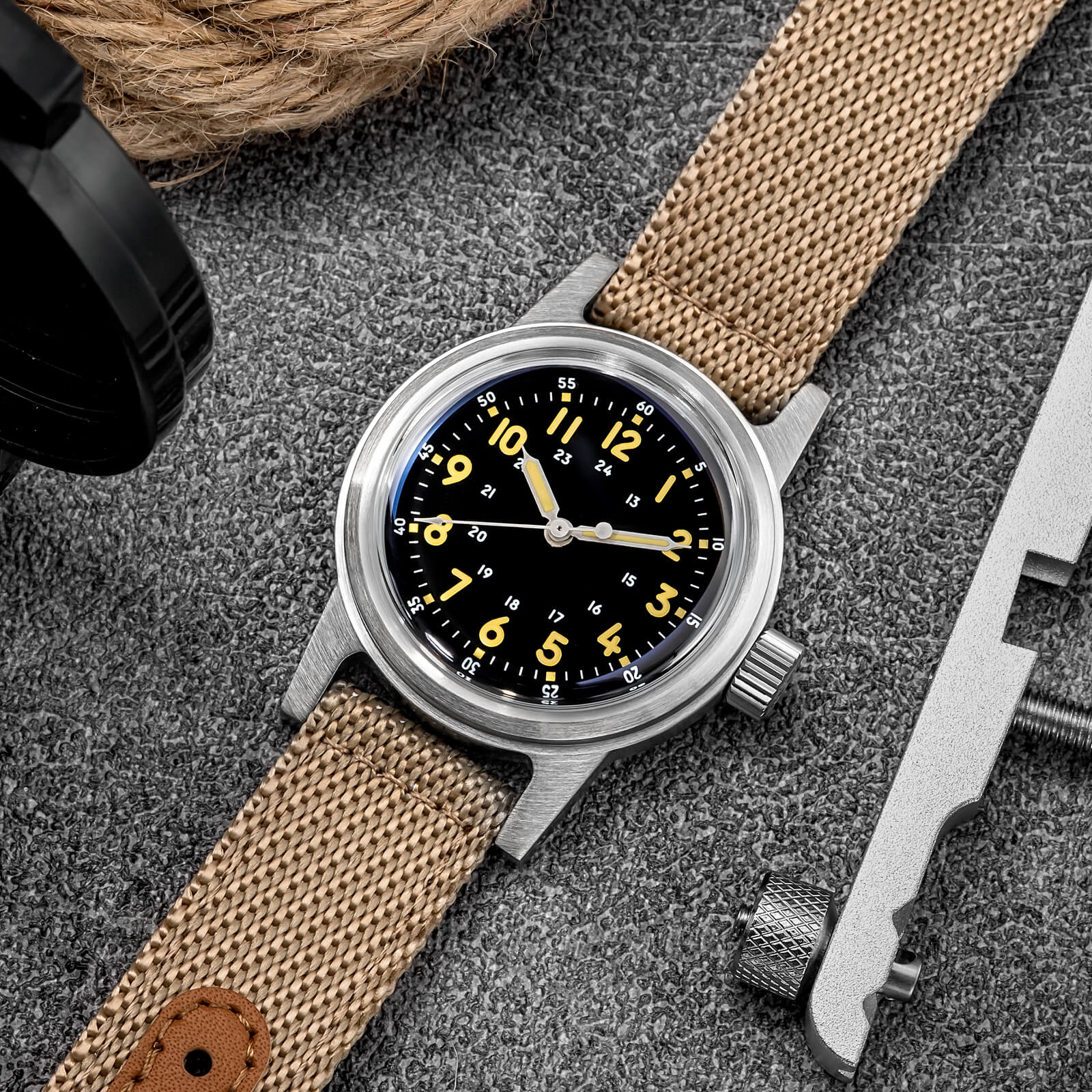 ADDIESDIVE 36mm Vintage Mechanical Watch AD2076 - Image 26