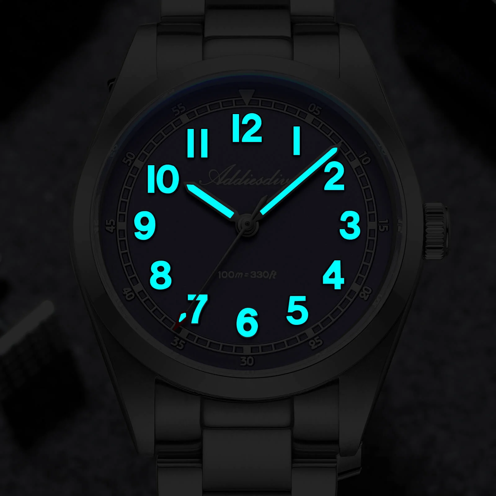 ★Holiday Sale★ADDIESDIVE 36mm Super 2035 Movement Quartz Watch AD2521 - Image 7
