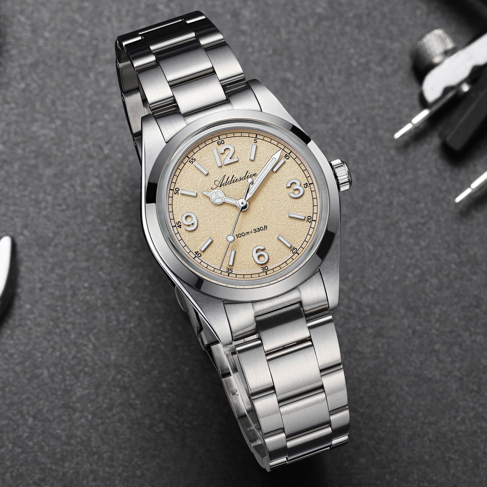 ADDIESDIVE 36mm VH31 Quartz Watch AD2518 - Image 15
