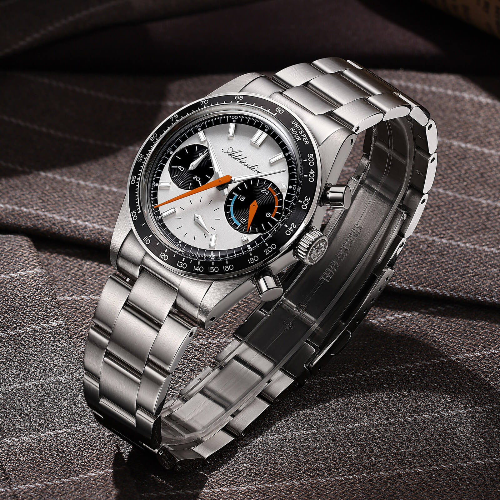 ADDIESDIVE 37mm VK63 Racing Chronograph Quartz Watch AD2539 - Image 23