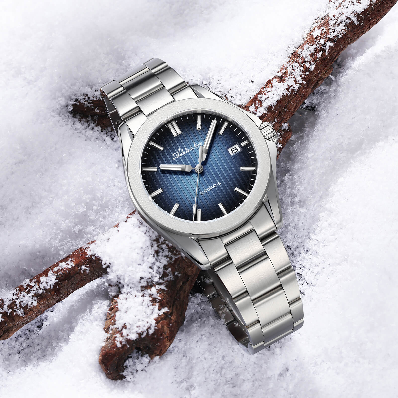 ★Holiday Sale★ADDIESDIVE 38mm NH35/8215 Automatic Watch AD2080 - Image 5