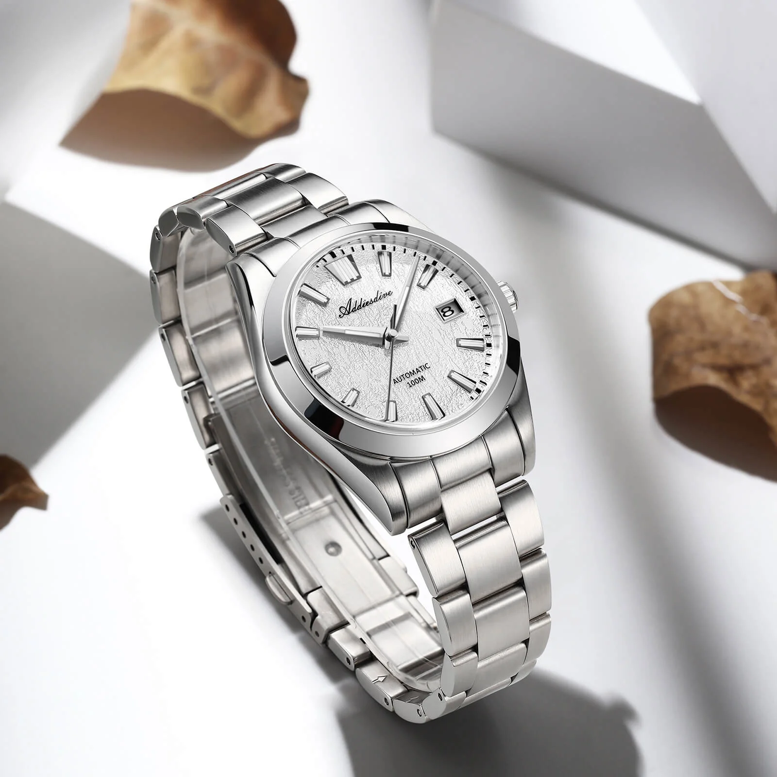 ★Holiday Sale★ADDIESDIVE 39mm 3D Bark Texture Dial NH35 Automatic Watch AD2075 - Image 14