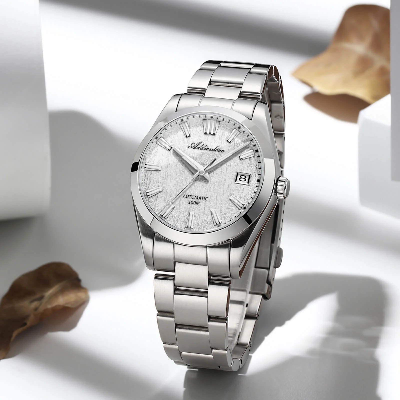 ★Holiday Sale★ADDIESDIVE 39mm 3D Bark Texture Dial NH35 Automatic Watch AD2075 - Image 15