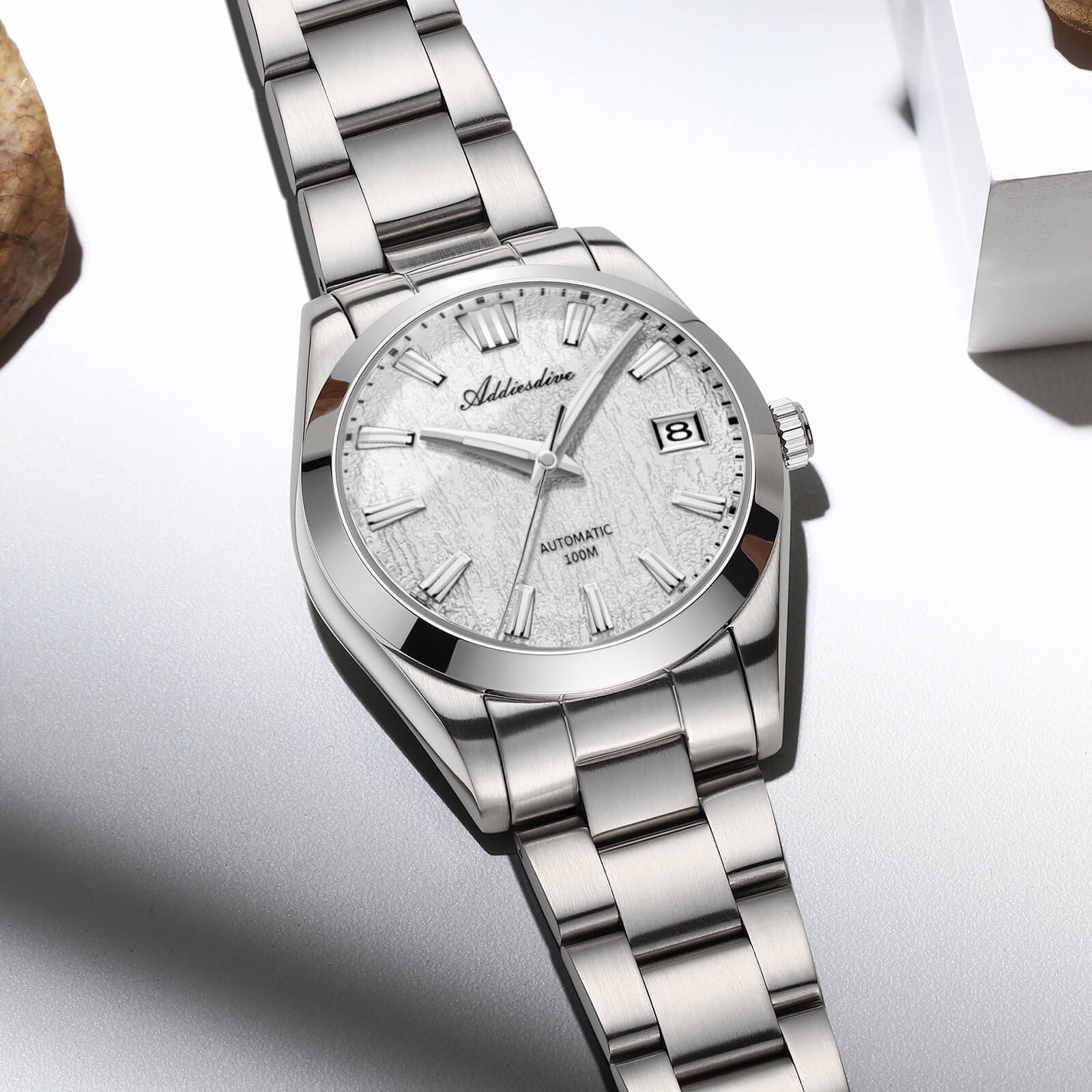 ★Holiday Sale★ADDIESDIVE 39mm 3D Bark Texture Dial NH35 Automatic Watch AD2075 - Image 16