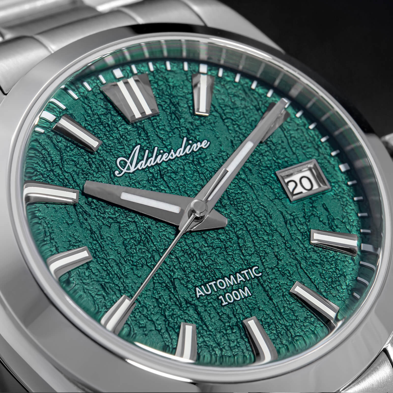★Holiday Sale★ADDIESDIVE 39mm 3D Bark Texture Dial NH35 Automatic Watch AD2075 - Image 4