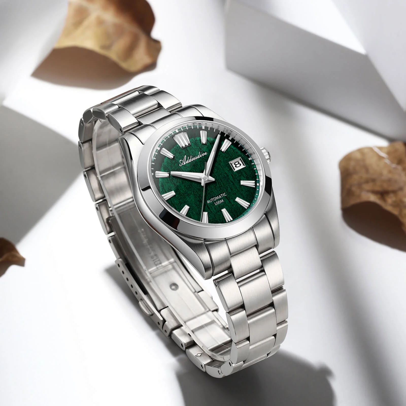 ★Holiday Sale★ADDIESDIVE 39mm 3D Bark Texture Dial NH35 Automatic Watch AD2075 - Image 5