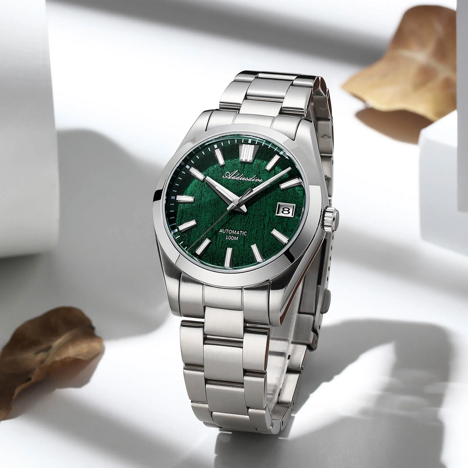 ★Holiday Sale★ADDIESDIVE 39mm 3D Bark Texture Dial NH35 Automatic Watch AD2075 - Image 6