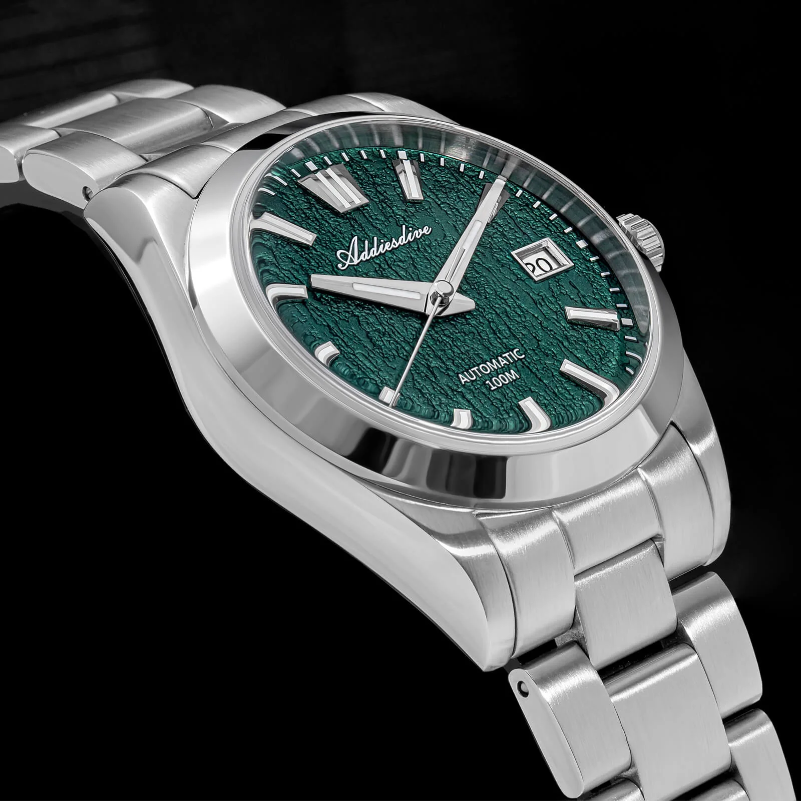 ★Holiday Sale★ADDIESDIVE 39mm 3D Bark Texture Dial NH35 Automatic Watch AD2075 - Image 8