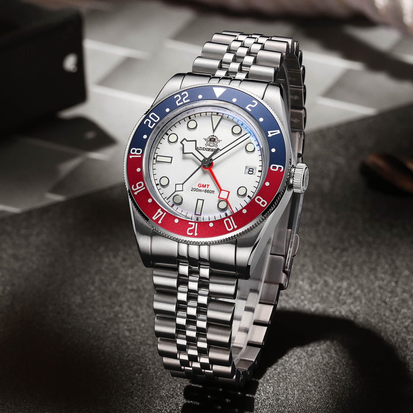 ★Holiday Sale★ADDIESDIVE 39mm BB58 GMT Quartz Watch AD2044 - Image 27
