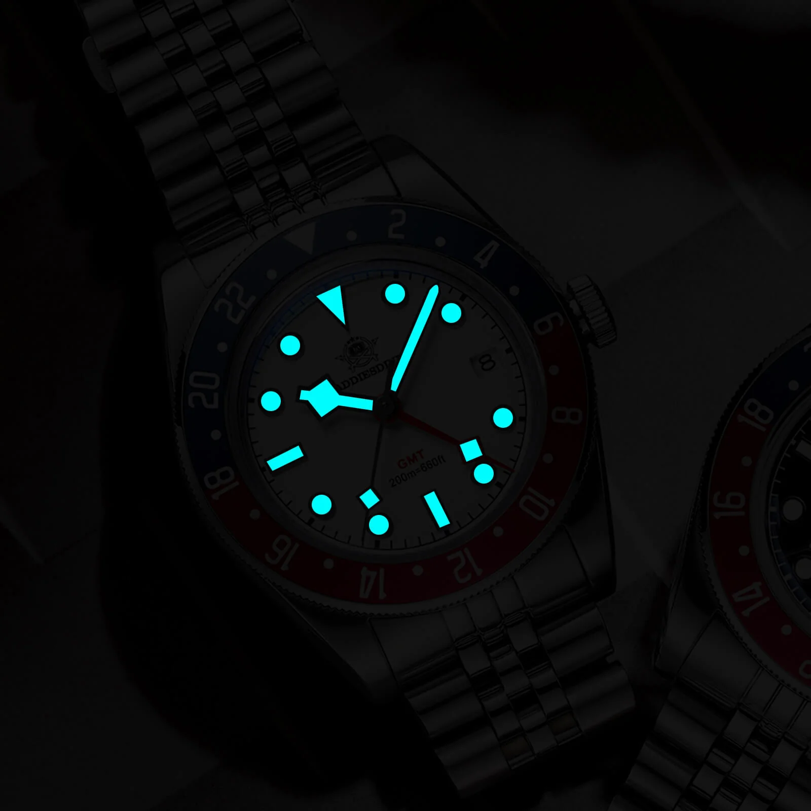 ★Holiday Sale★ADDIESDIVE 39mm BB58 GMT Quartz Watch AD2044 - Image 37