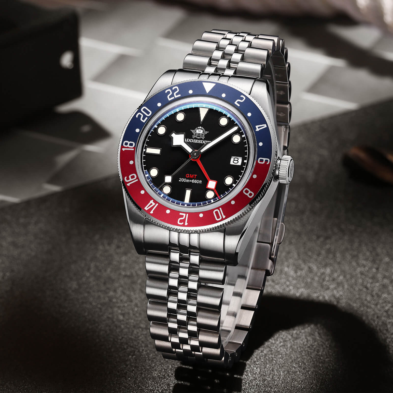★Holiday Sale★ADDIESDIVE 39mm BB58 GMT Quartz Watch AD2044 - Image 39