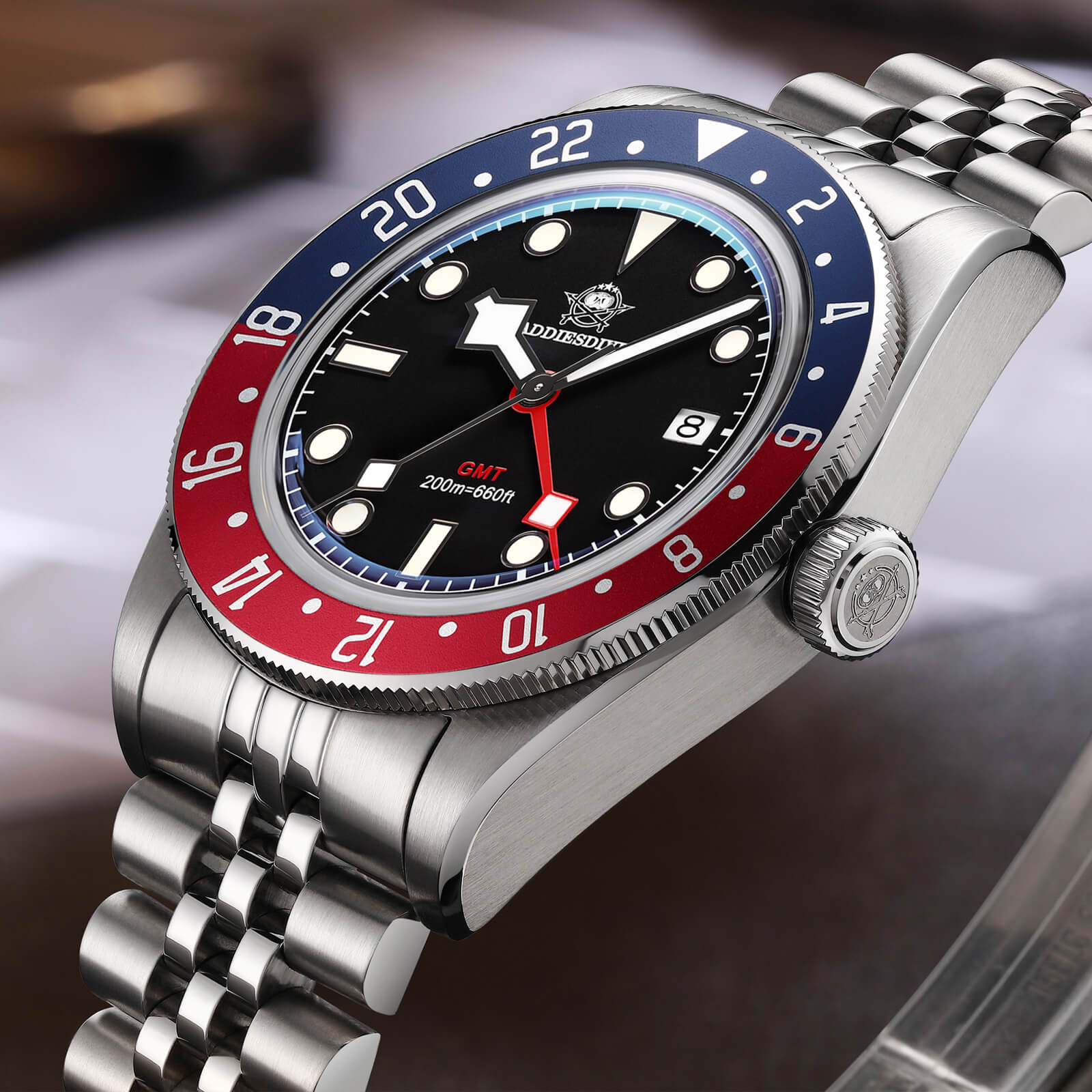 ★Holiday Sale★ADDIESDIVE 39mm BB58 GMT Quartz Watch AD2044 - Image 40