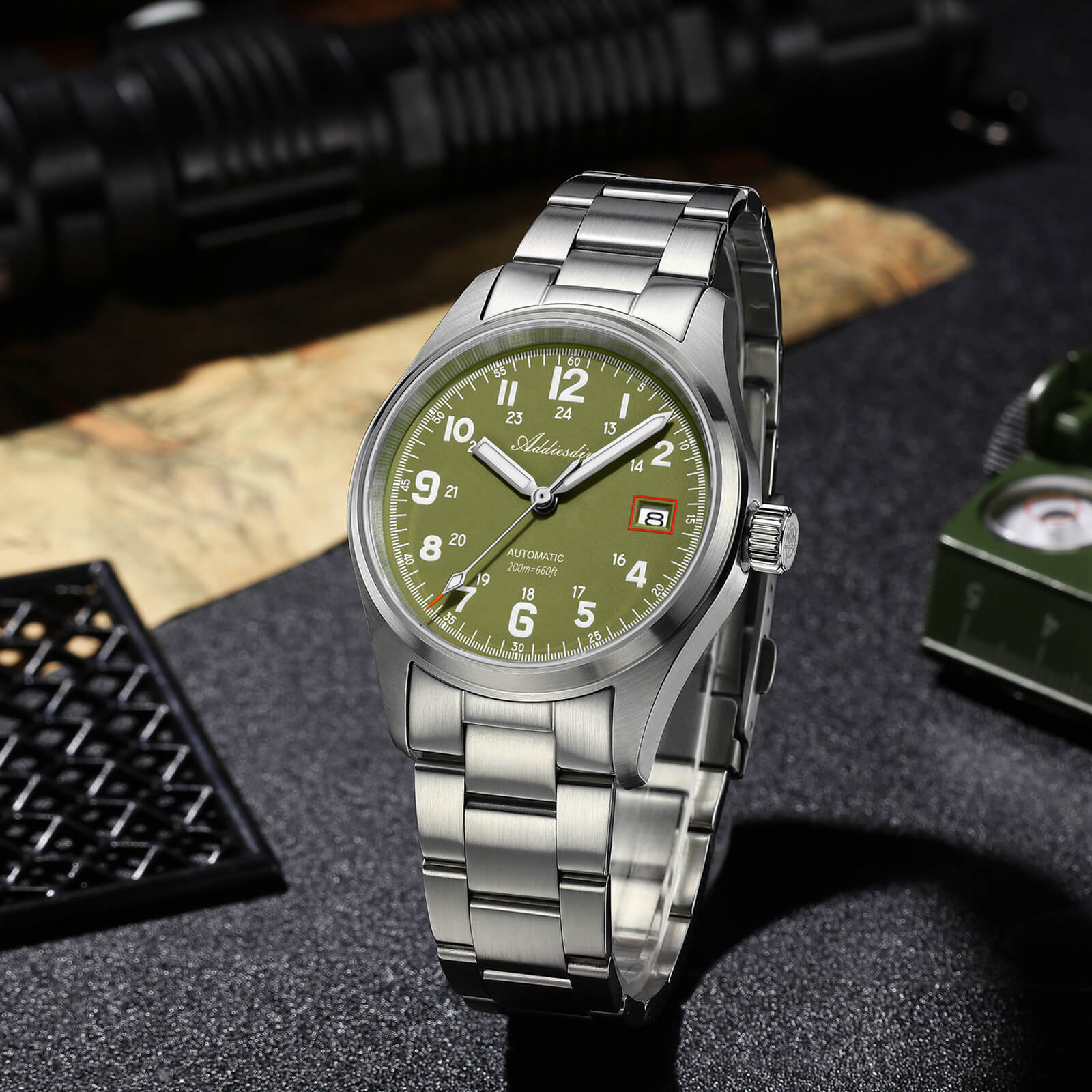 ADDIESDIVE 39mm Explore NH35 Automatic Watch AD2070 - Image 22