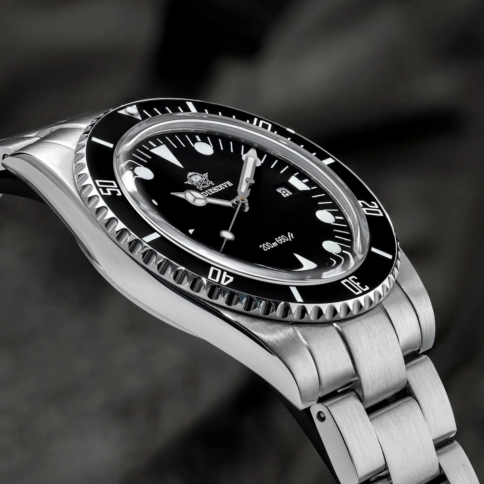 ★Holiday Sale★ADDIESDIVE 39mm Quartz Watch with Bi-directional Rotating Bezel AD2068 - Image 5