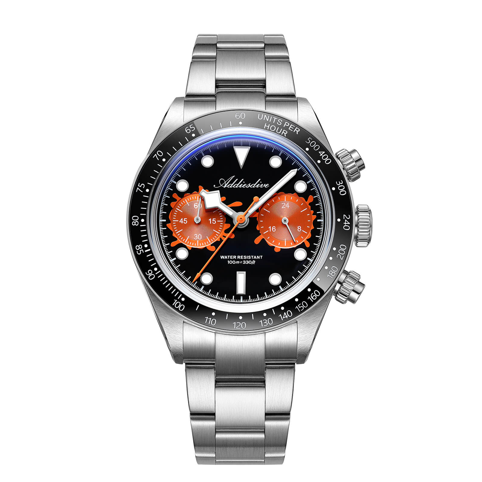 ★Holiday Sale★ADDIESDIVE 40mm VK64 Chronograph Watch AD2520 - Image 14