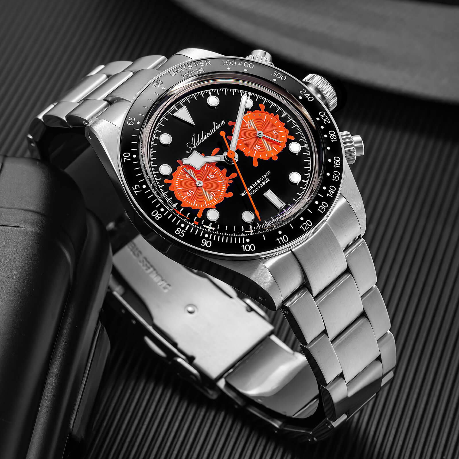★Holiday Sale★ADDIESDIVE 40mm VK64 Chronograph Watch AD2520 - Image 16