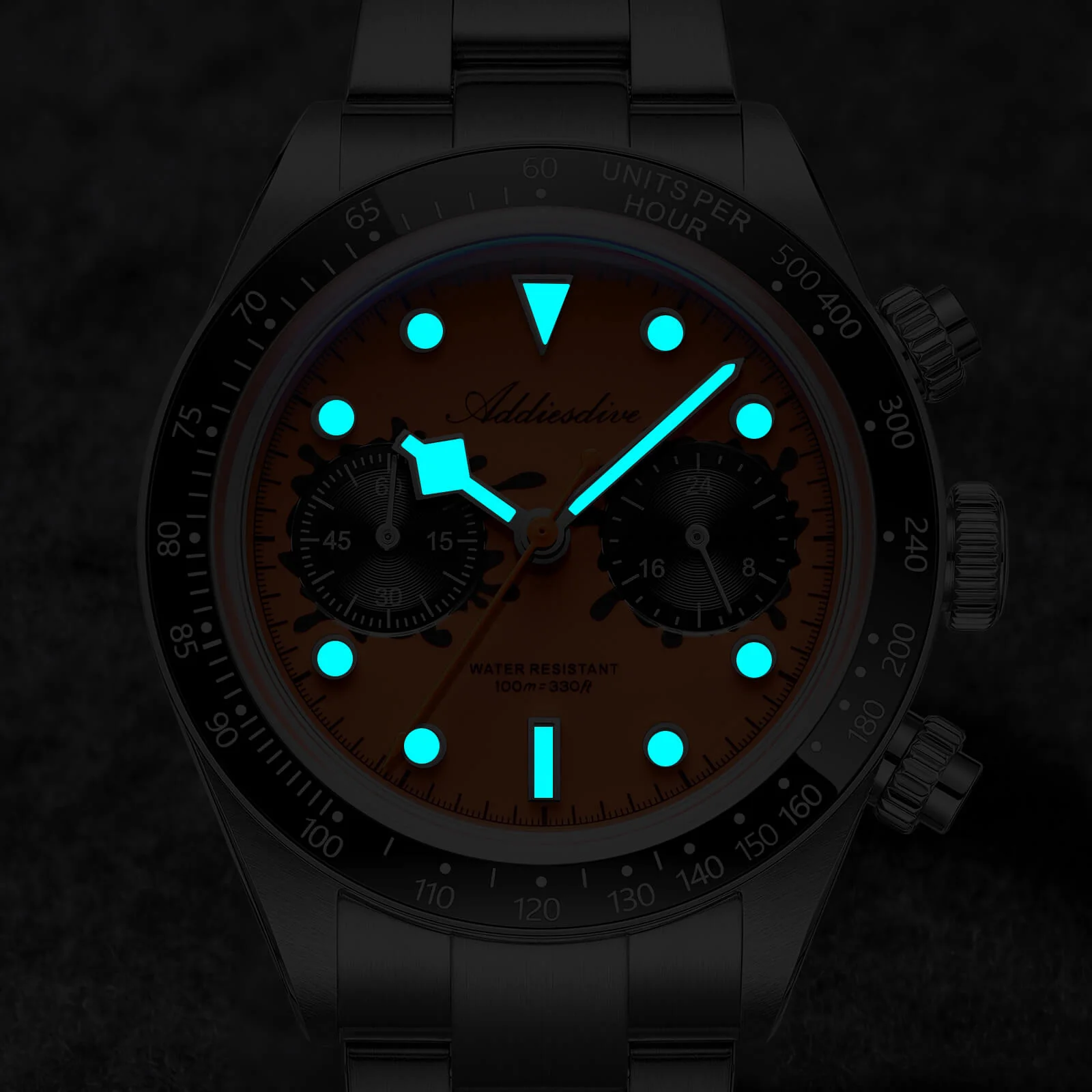 ★Holiday Sale★ADDIESDIVE 40mm VK64 Chronograph Watch AD2520 - Image 29