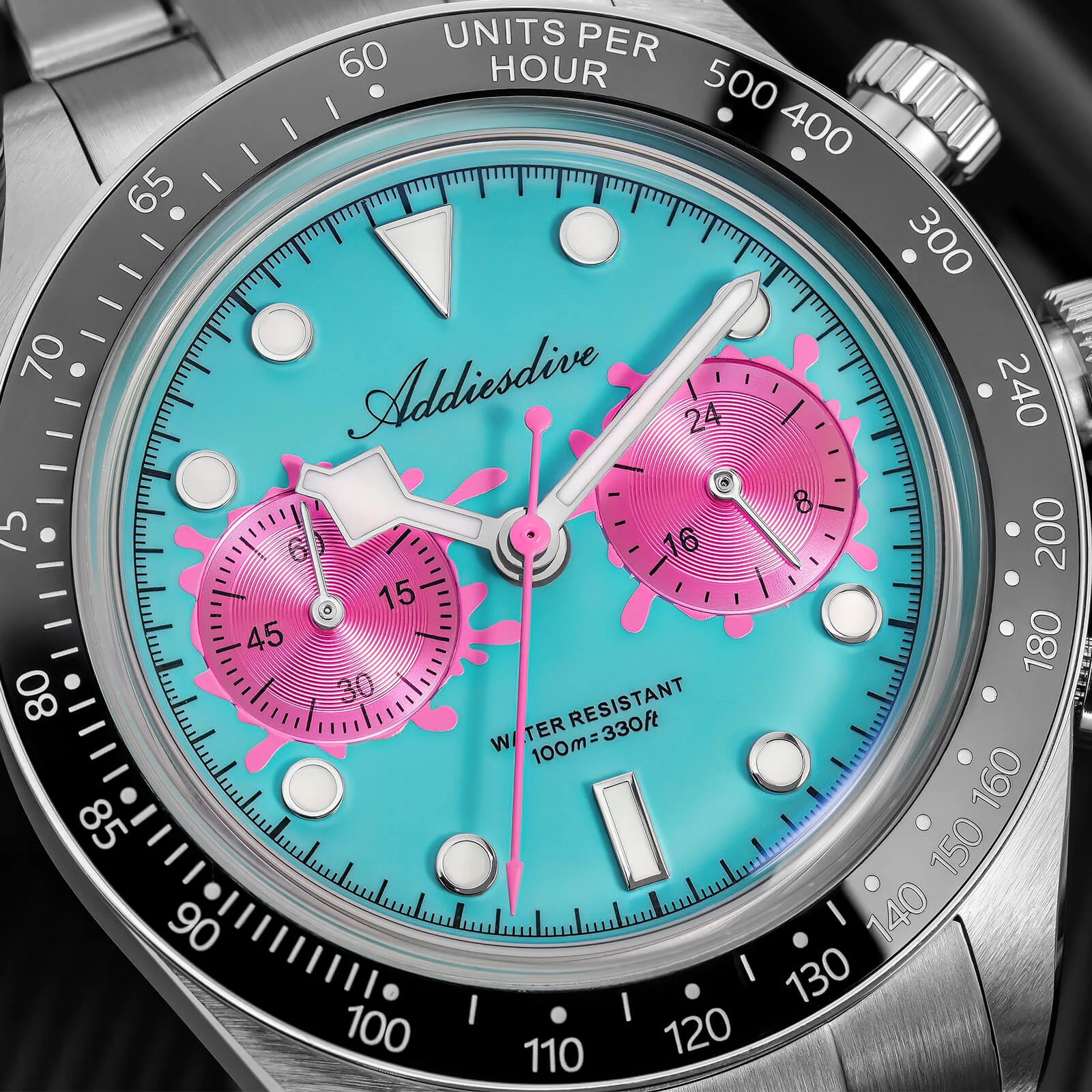 ★Holiday Sale★ADDIESDIVE 40mm VK64 Chronograph Watch AD2520 - Image 3