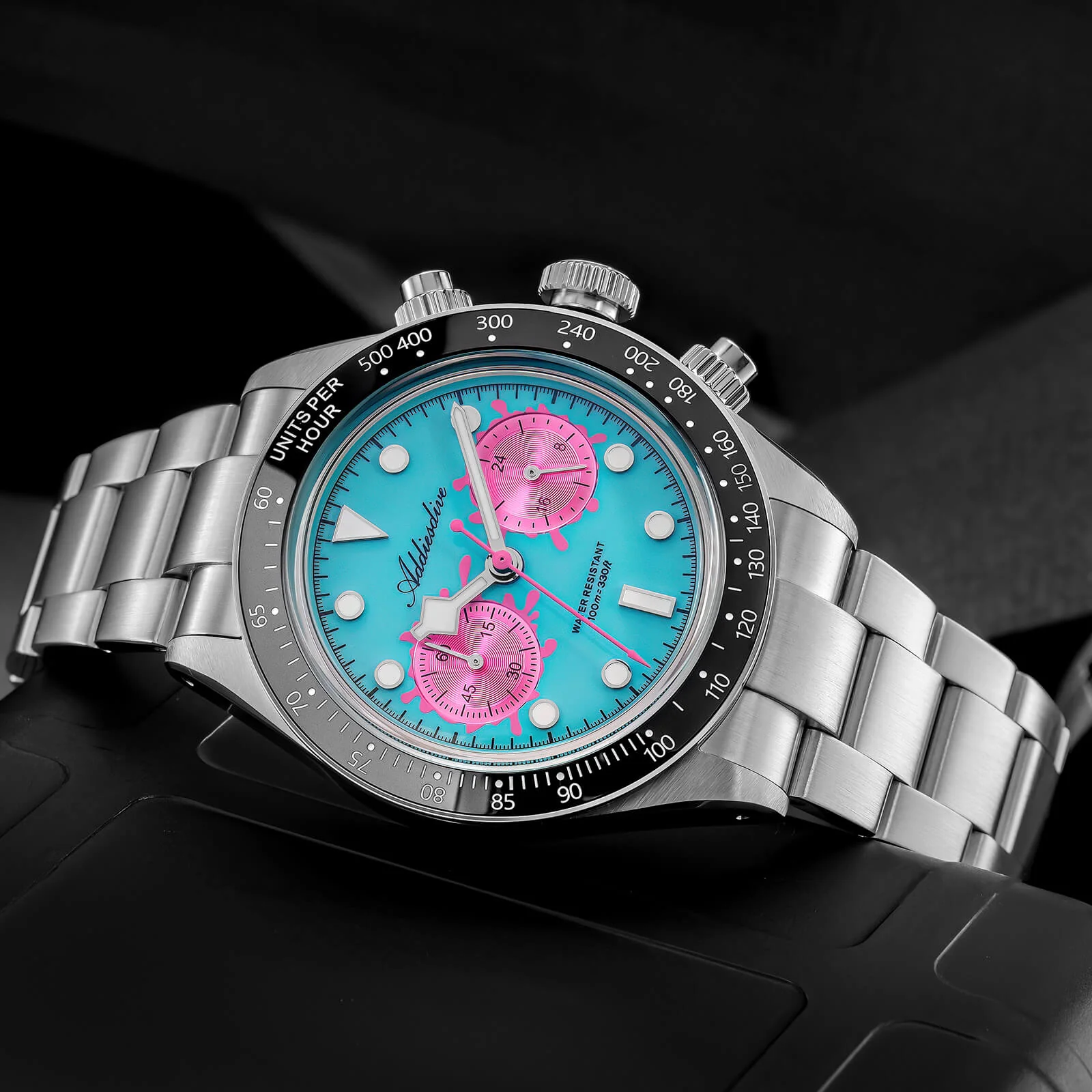 ★Holiday Sale★ADDIESDIVE 40mm VK64 Chronograph Watch AD2520 - Image 4