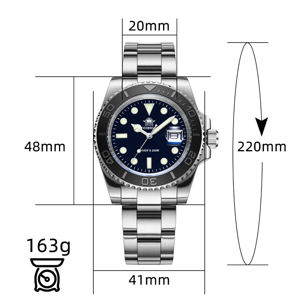 ★Holiday Sale★Addiesdive 41mm Quartz Watch Diver's 200M (MY-H3C) - Image 3
