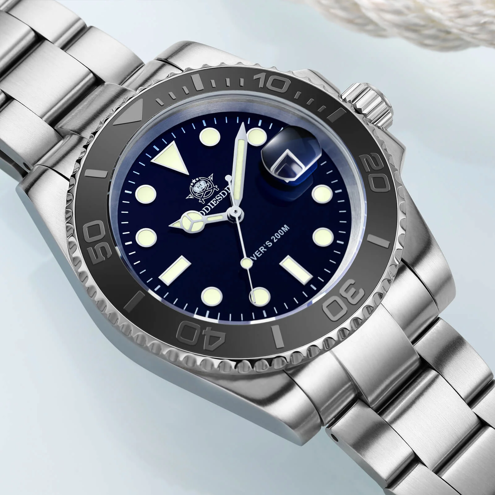 ★Holiday Sale★Addiesdive 41mm Quartz Watch Diver's 200M (MY-H3C) - Image 7