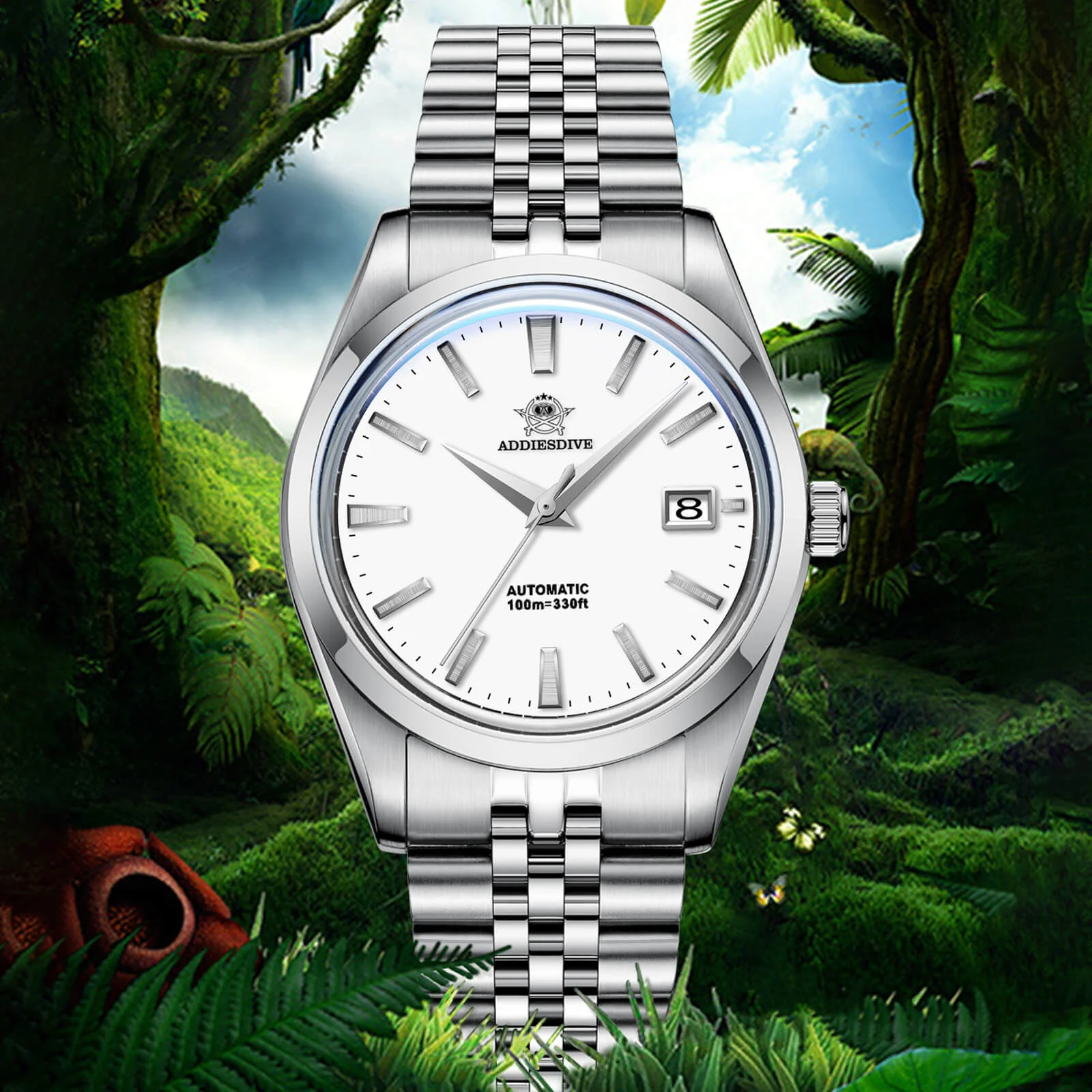 Addiesdive 39mm Automatic Watch Diver's 100M NH35 (AD2029) - Image 4