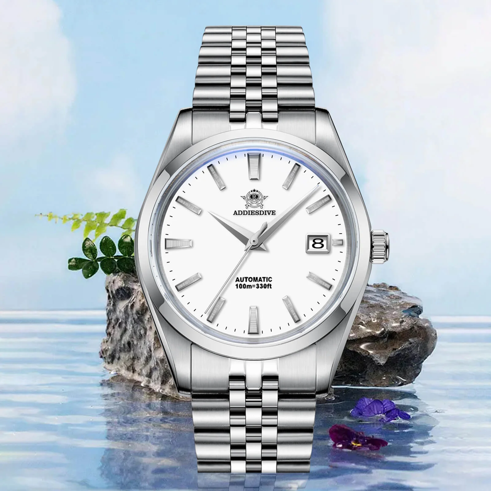 Addiesdive 39mm Automatic Watch Diver's 100M NH35 (AD2029) - Image 5
