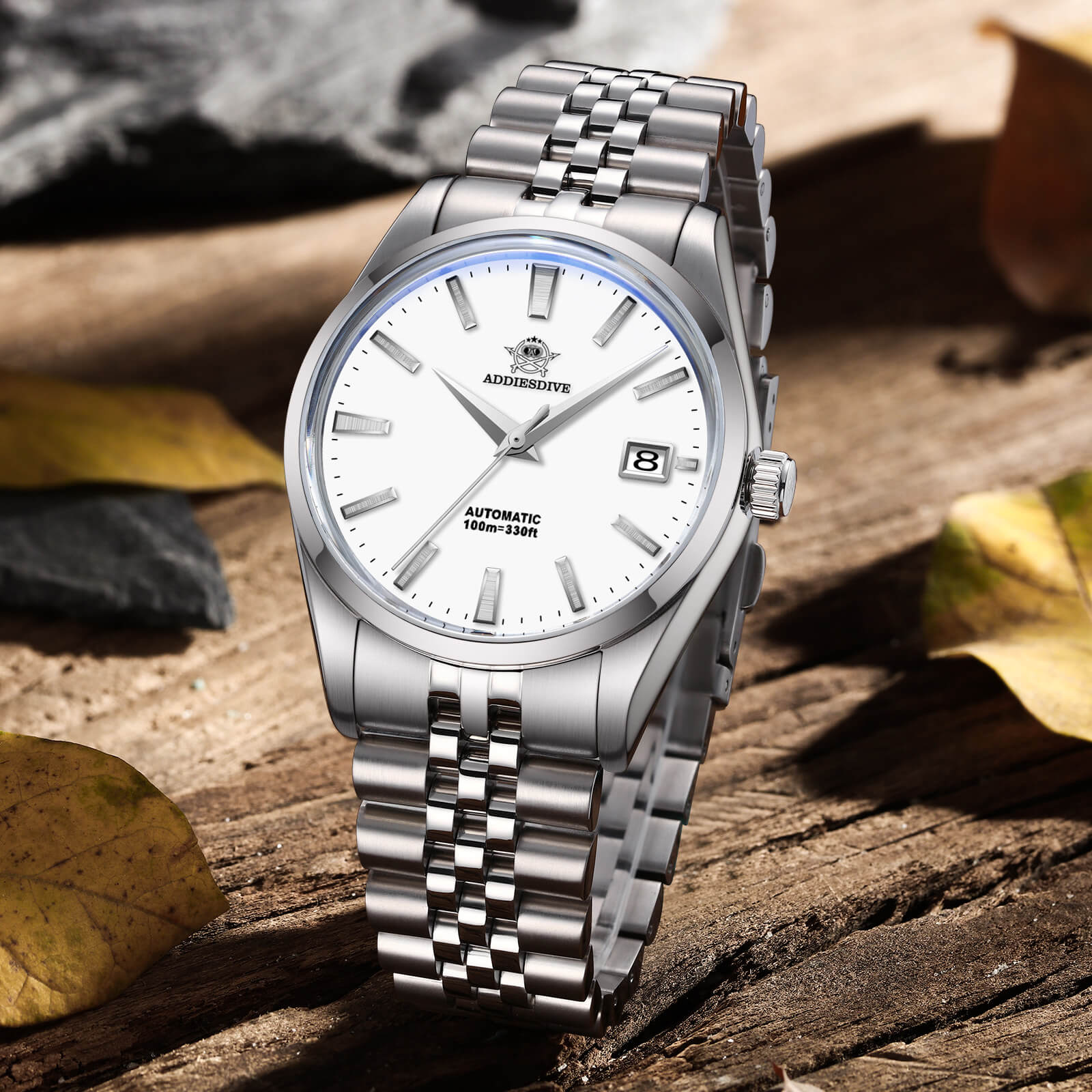 Addiesdive 39mm Automatic Watch Diver's 100M NH35 (AD2029) - Image 9