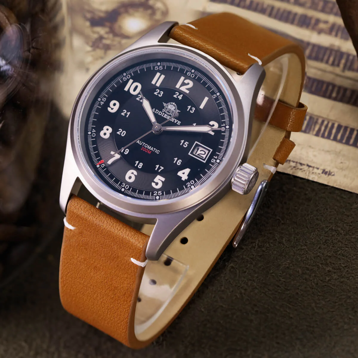 ★Flash Sale★ADDIESDIVE® Men's Elegant Automatic Watch Diver 200M (AD2048) - Image 15