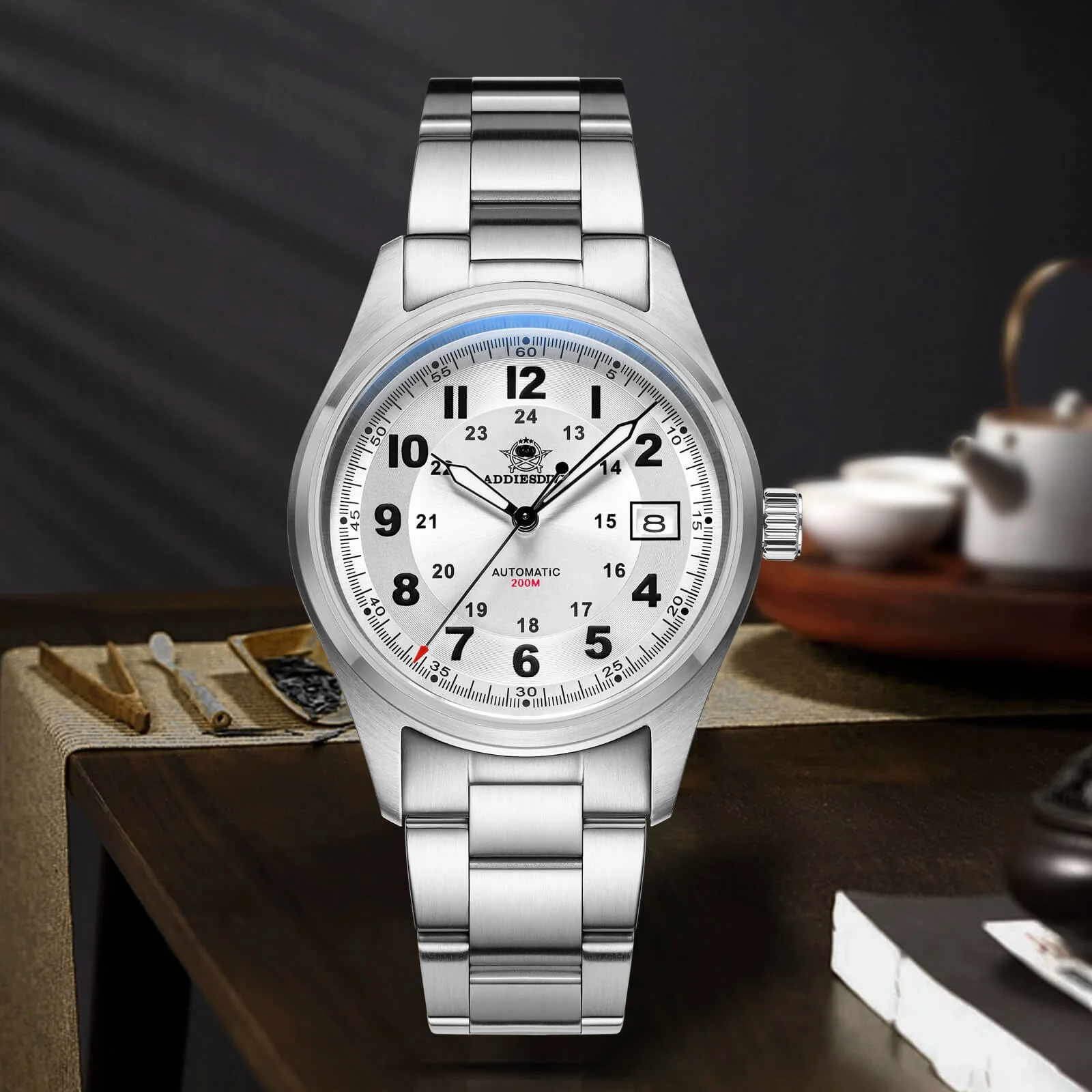 ★Flash Sale★ADDIESDIVE® Men's Elegant Automatic Watch Diver 200M (AD2048) - Image 22