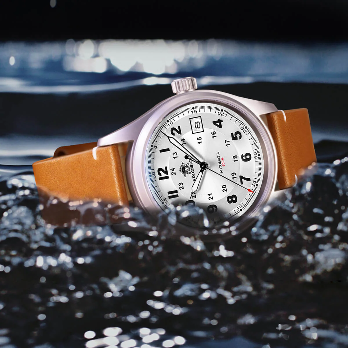 ★Flash Sale★ADDIESDIVE® Men's Elegant Automatic Watch Diver 200M (AD2048) - Image 3
