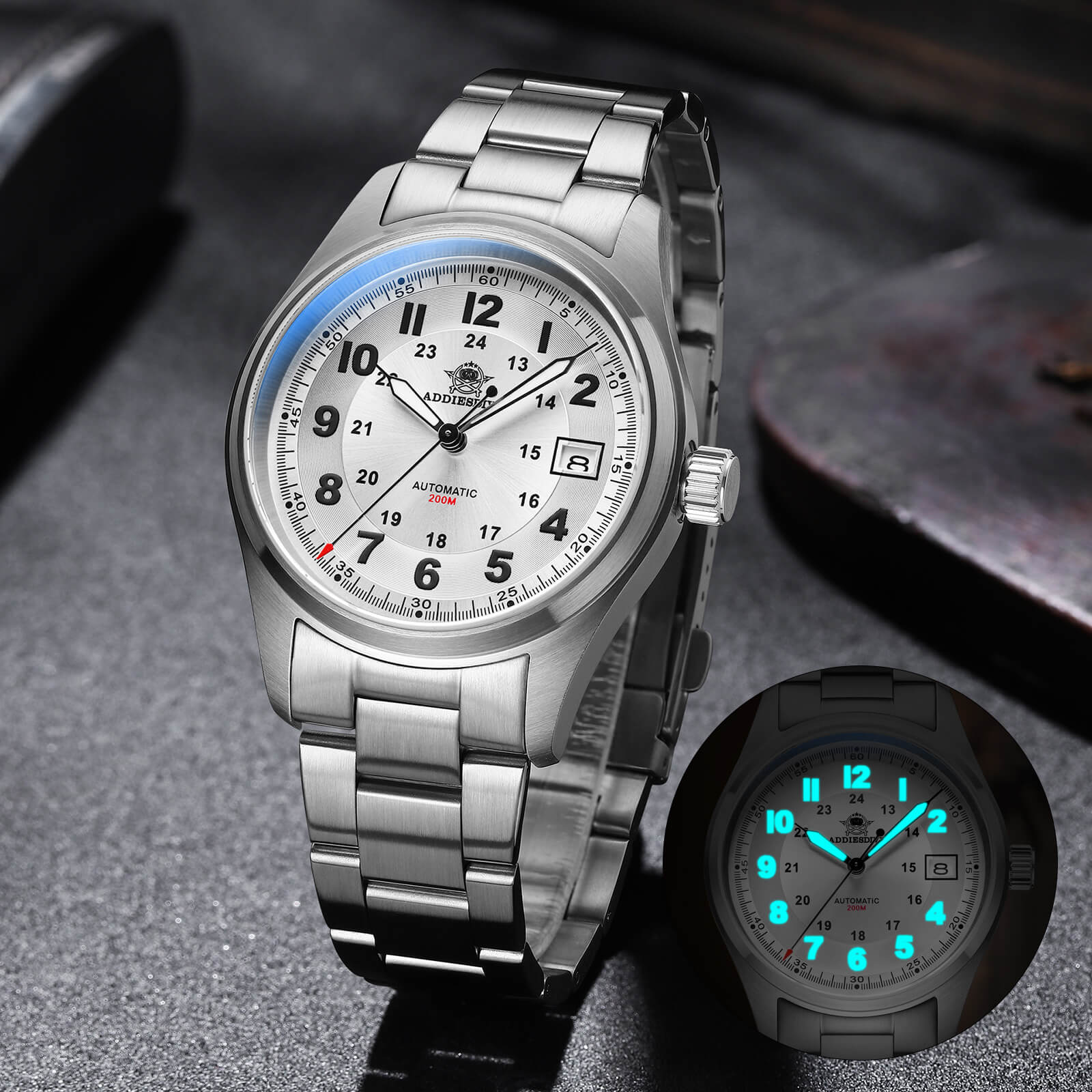 ★Flash Sale★ADDIESDIVE® Men's Elegant Automatic Watch Diver 200M (AD2048) - Image 30