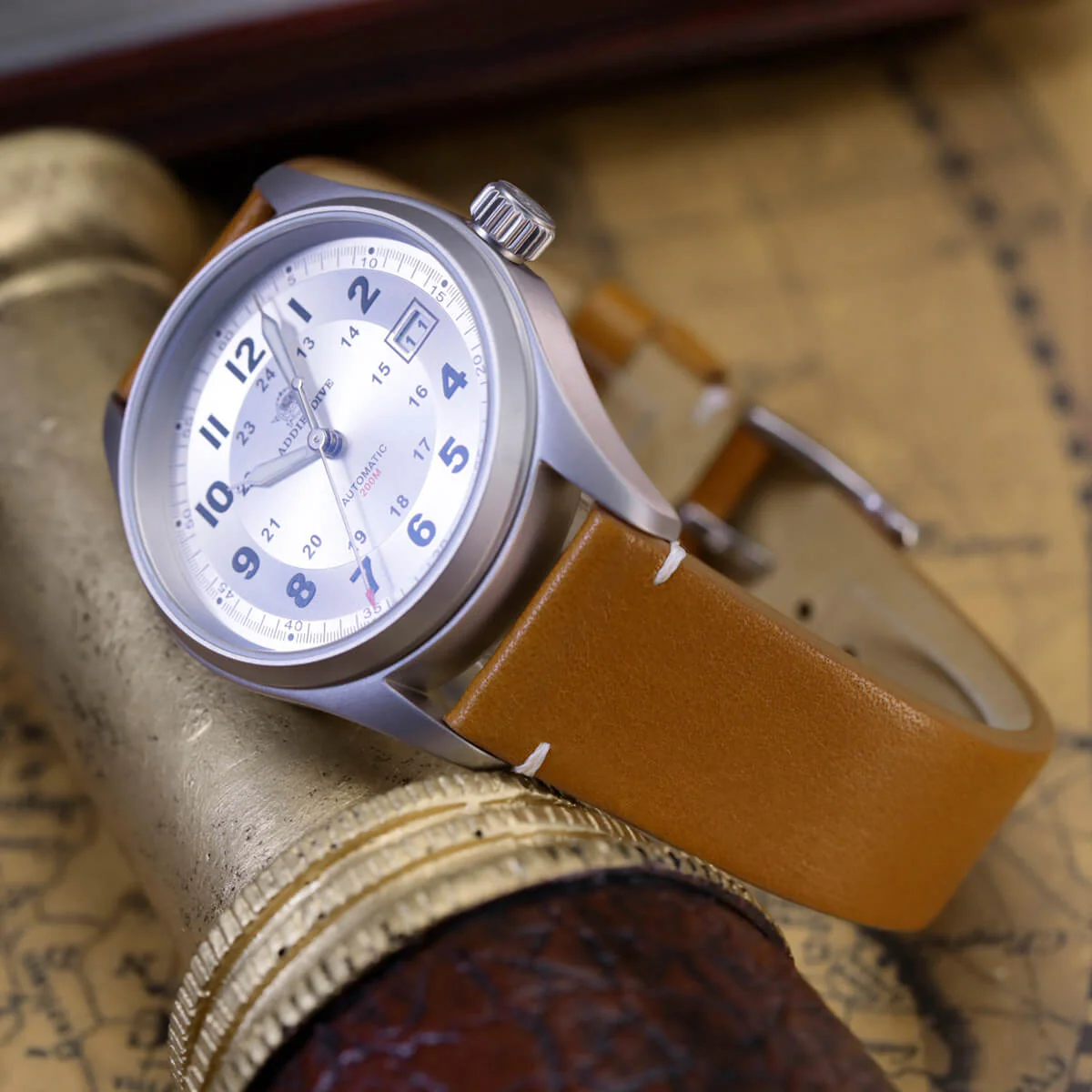 ★Flash Sale★ADDIESDIVE® Men's Elegant Automatic Watch Diver 200M (AD2048) - Image 8