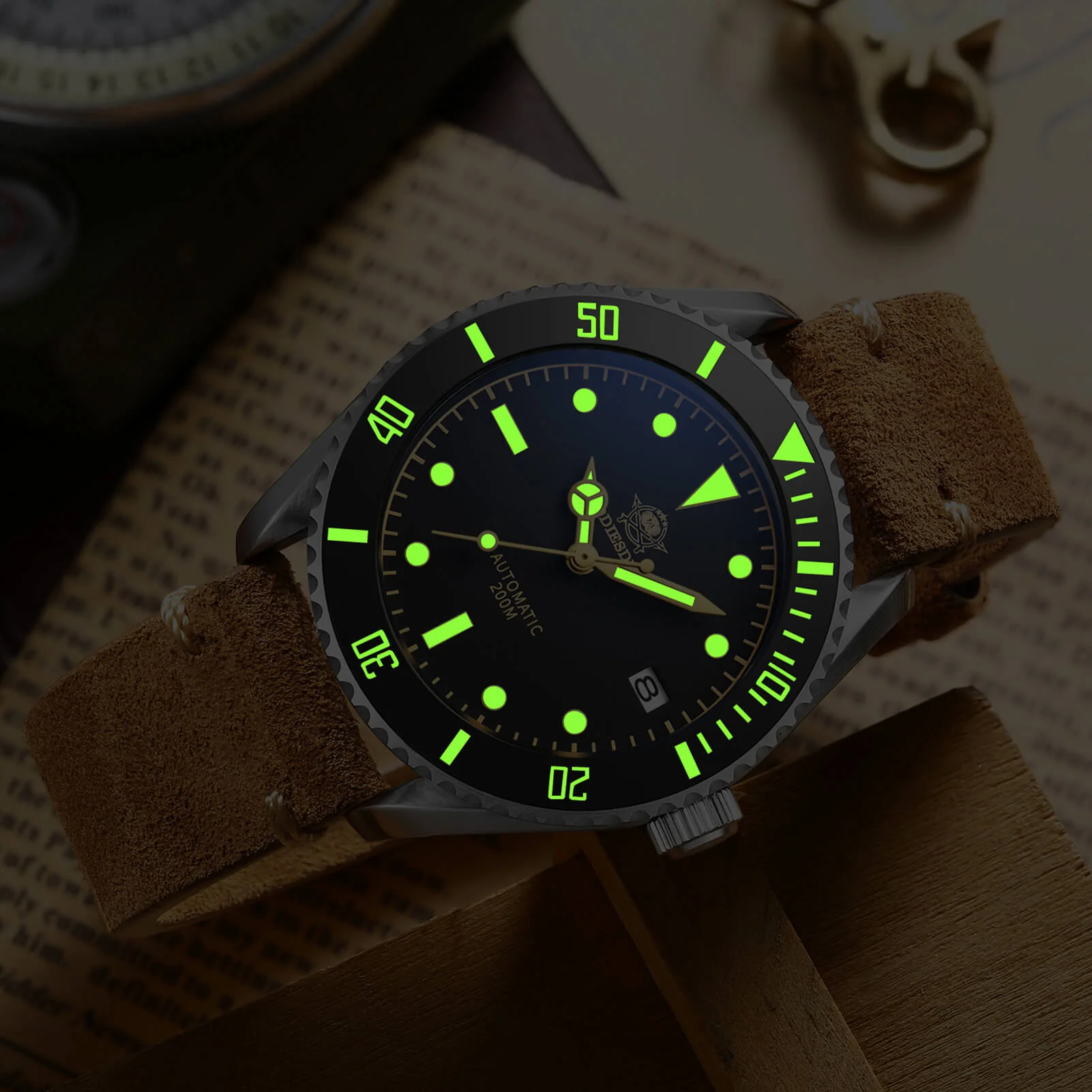 ★Holiday Sale★ADDIESDIVE® 40mm Dive Watch Automatic Scuba Watch AD2101 - Image 10