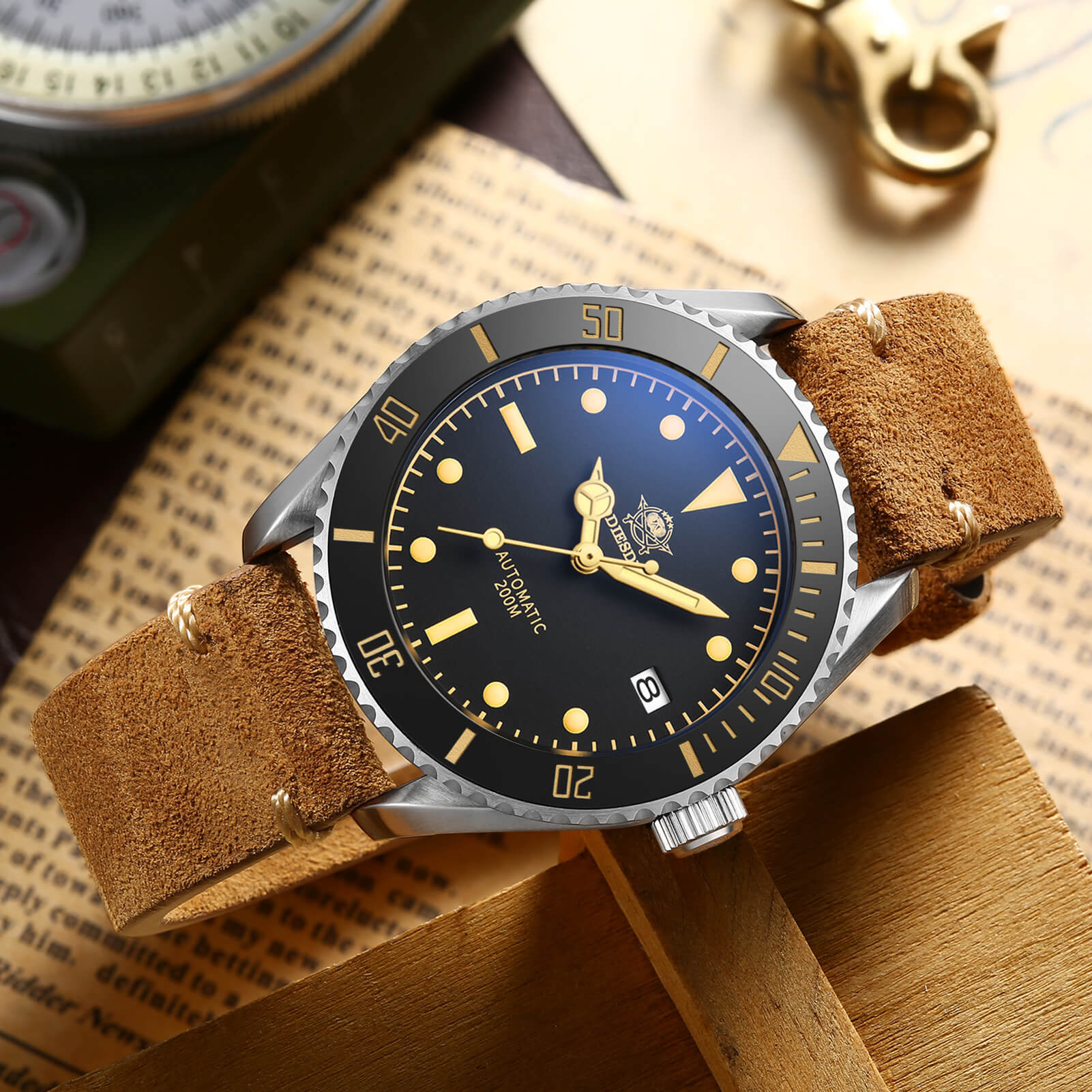 ★Holiday Sale★ADDIESDIVE® 40mm Dive Watch Automatic Scuba Watch AD2101 - Image 7