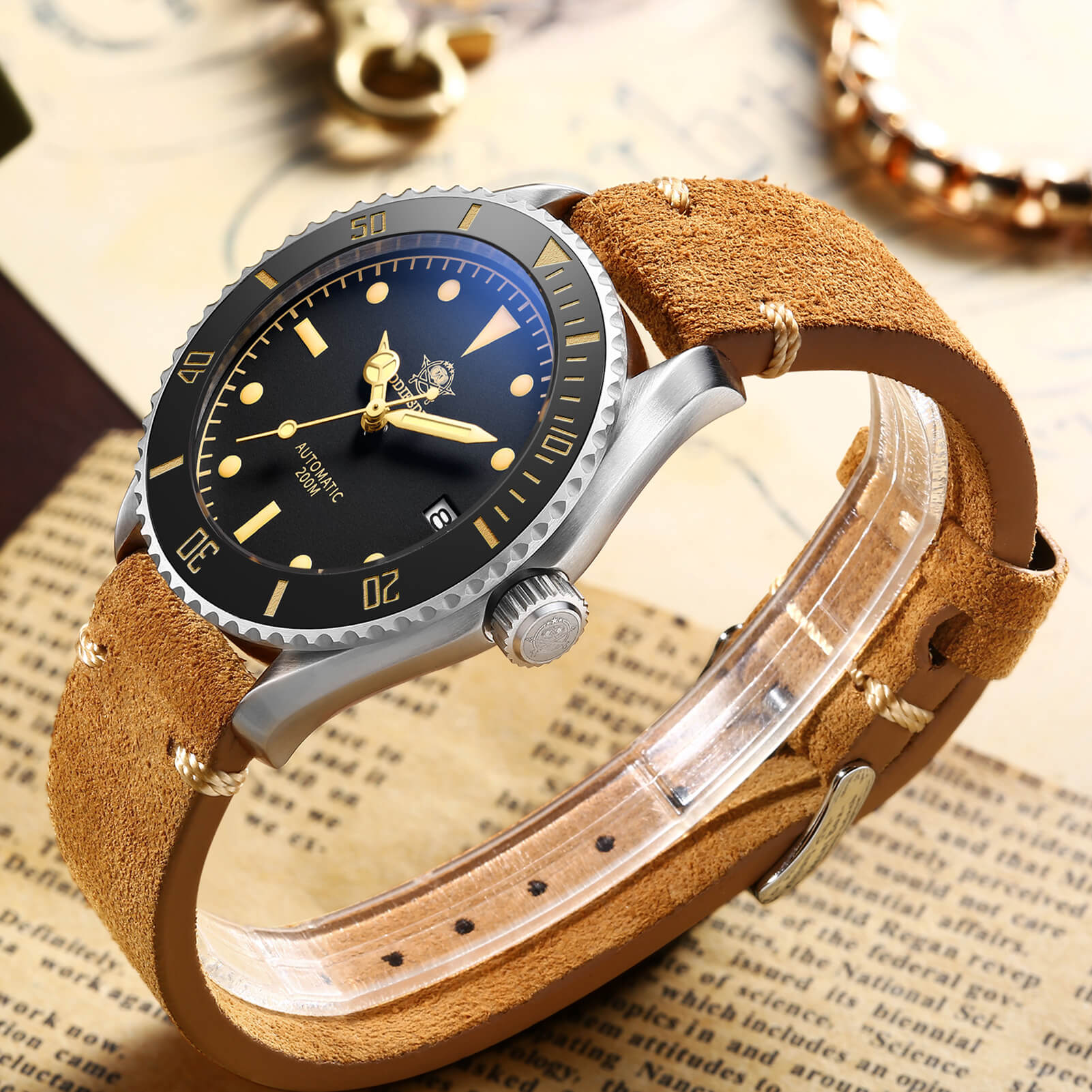 ★Holiday Sale★ADDIESDIVE® 40mm Dive Watch Automatic Scuba Watch AD2101 - Image 8