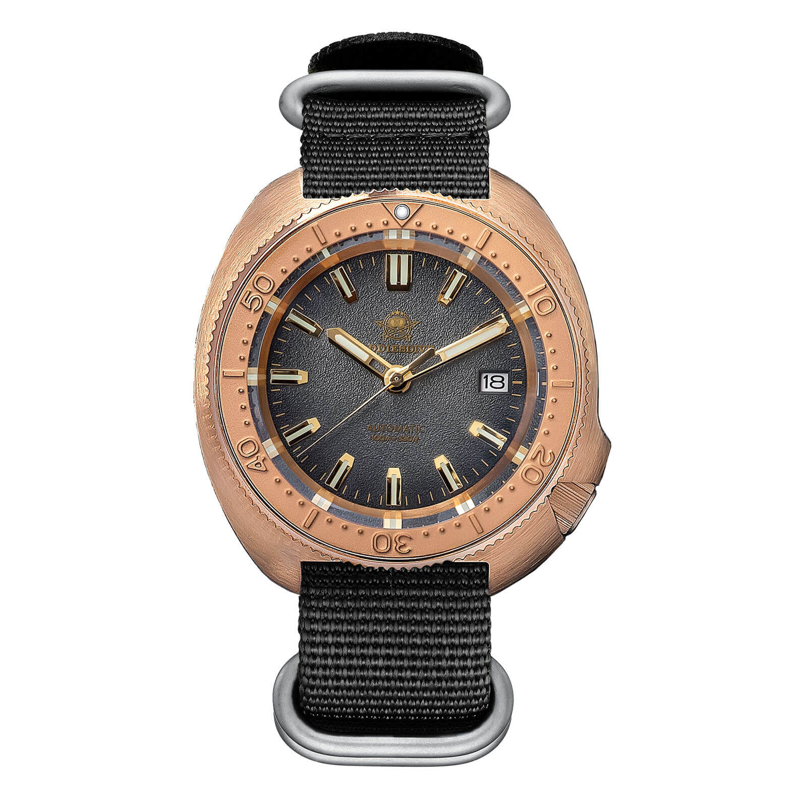 Addiesdive Bronze Captain Willard Automatic Watch AD2097 - Image 12