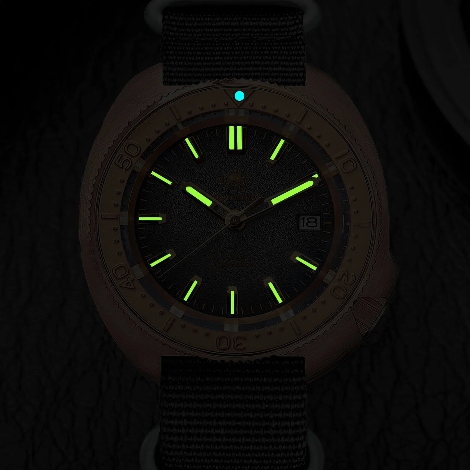 Addiesdive Bronze Captain Willard Automatic Watch AD2097 - Image 13