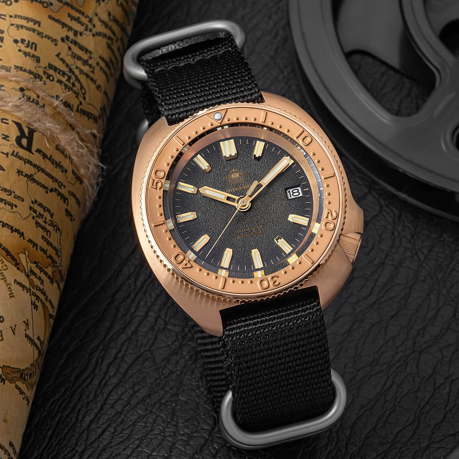 Addiesdive Bronze Captain Willard Automatic Watch AD2097 - Image 16