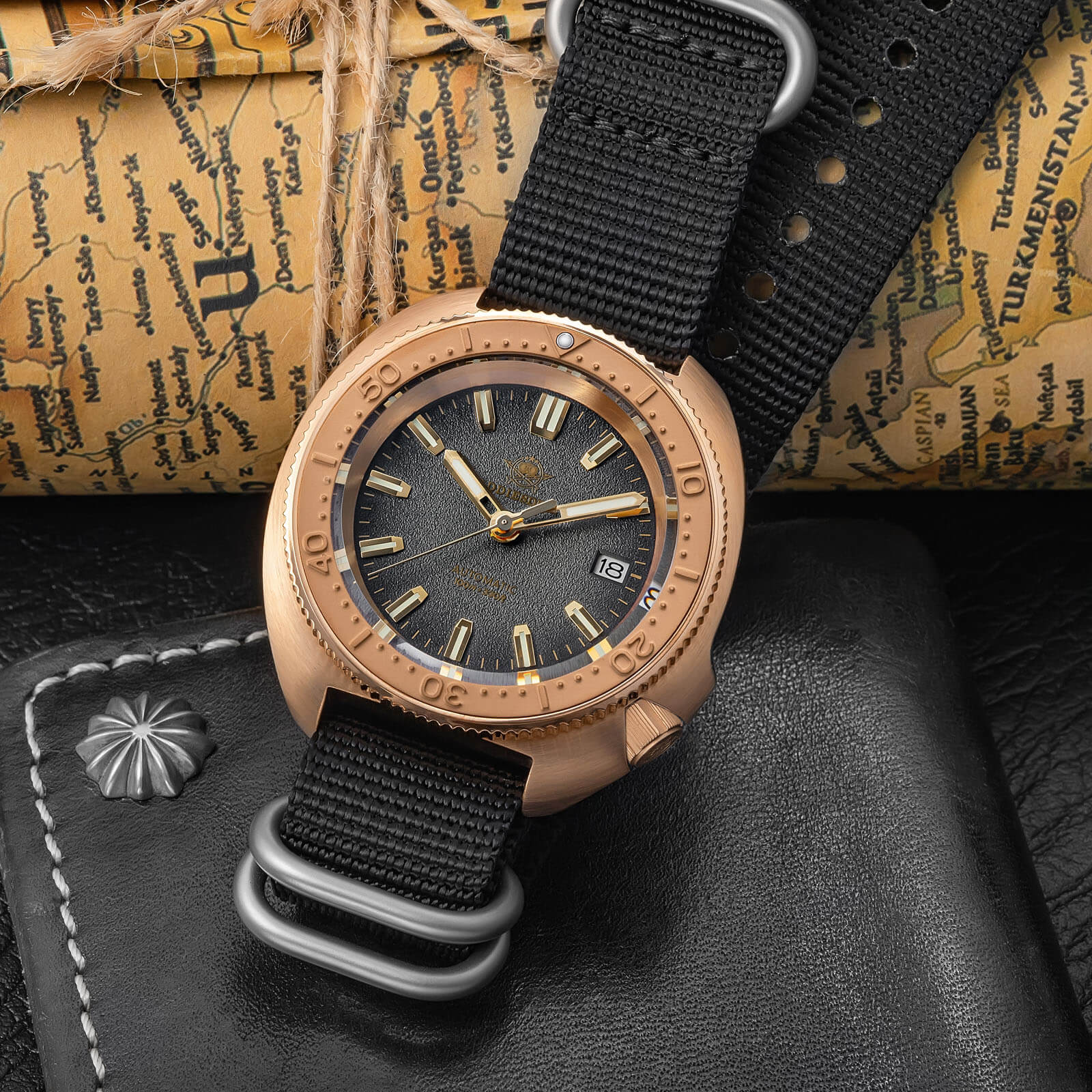 Addiesdive Bronze Captain Willard Automatic Watch AD2097 - Image 17
