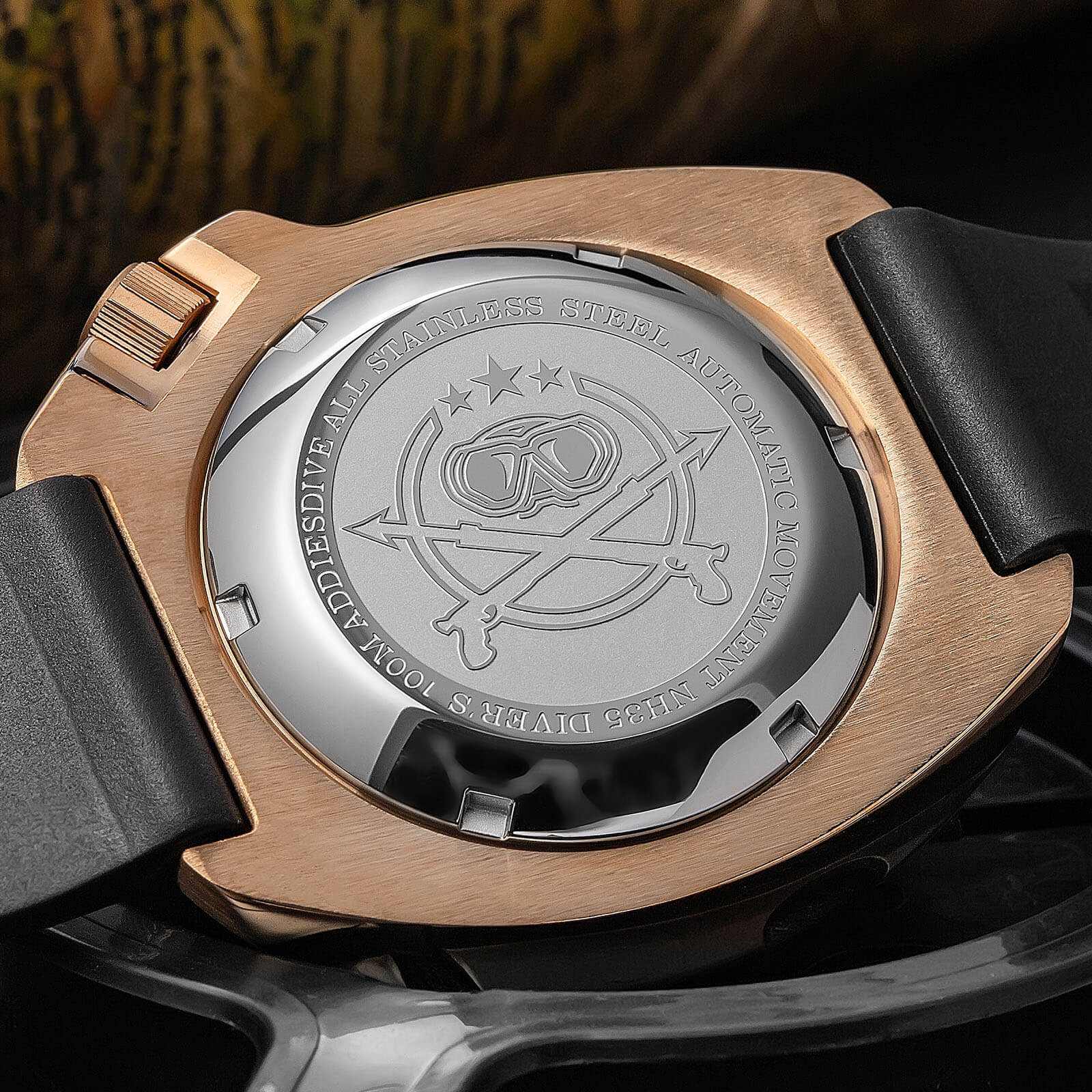 Addiesdive Bronze Captain Willard Automatic Watch AD2097 - Image 18