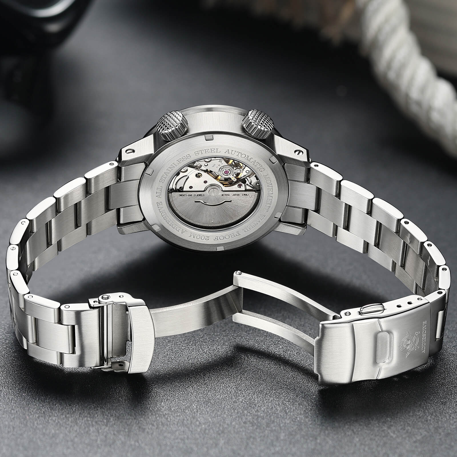 ★Holiday Sale★Addiesdive Diver’s Automatic Watch with Internal Rotating Bezel AD2541 - Image 6